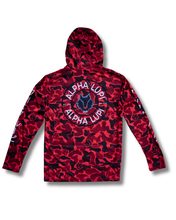 Load image into Gallery viewer, Red Camo Alpha Lupi Rashguard
