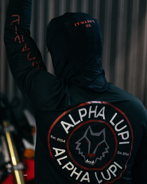 "It Wasn't Us" Balaclava mask (Black Wolf)